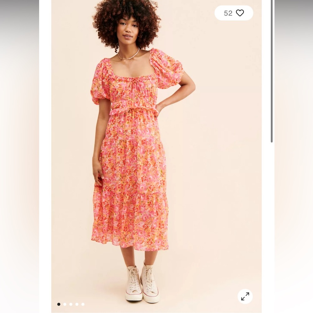 NSR Watercolor Floral Dress